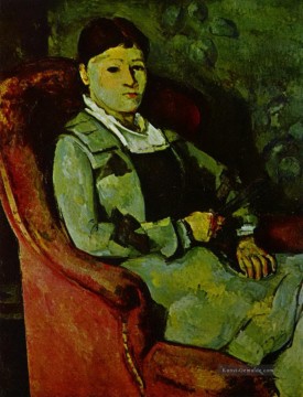  porträt - Porträt von Madame Cezanne 2 Paul Cezanne